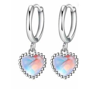 New 925 Sterling Silver Moonstone Dangle Drop Earrings